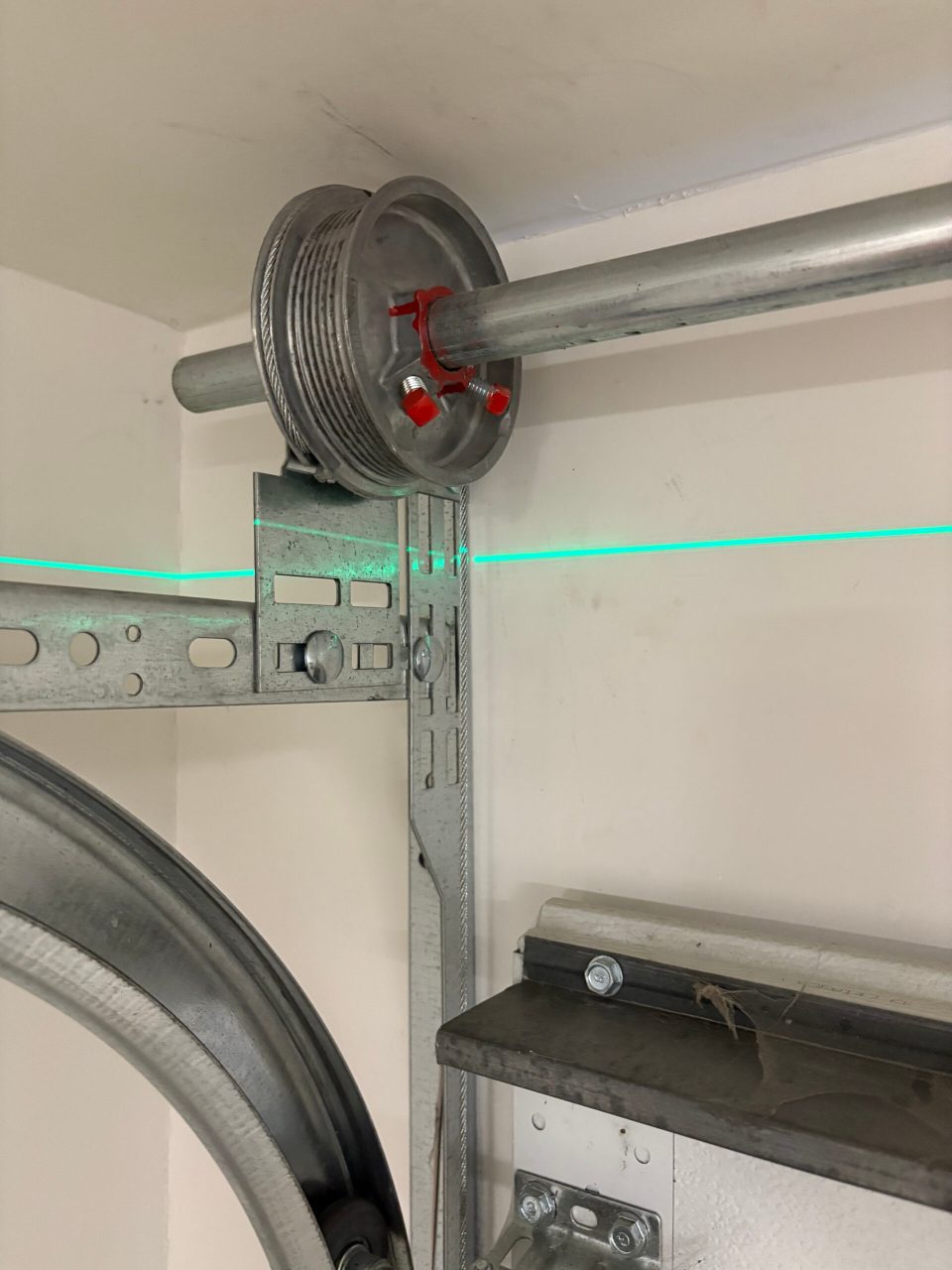 Garage door spring repair